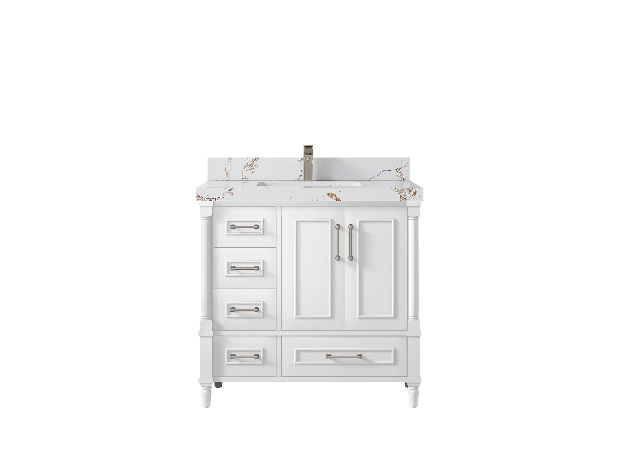 Aberdeen 36 in. W x 22 in. D Center Sink Bathroom vanity - Willow Bath and Vanity