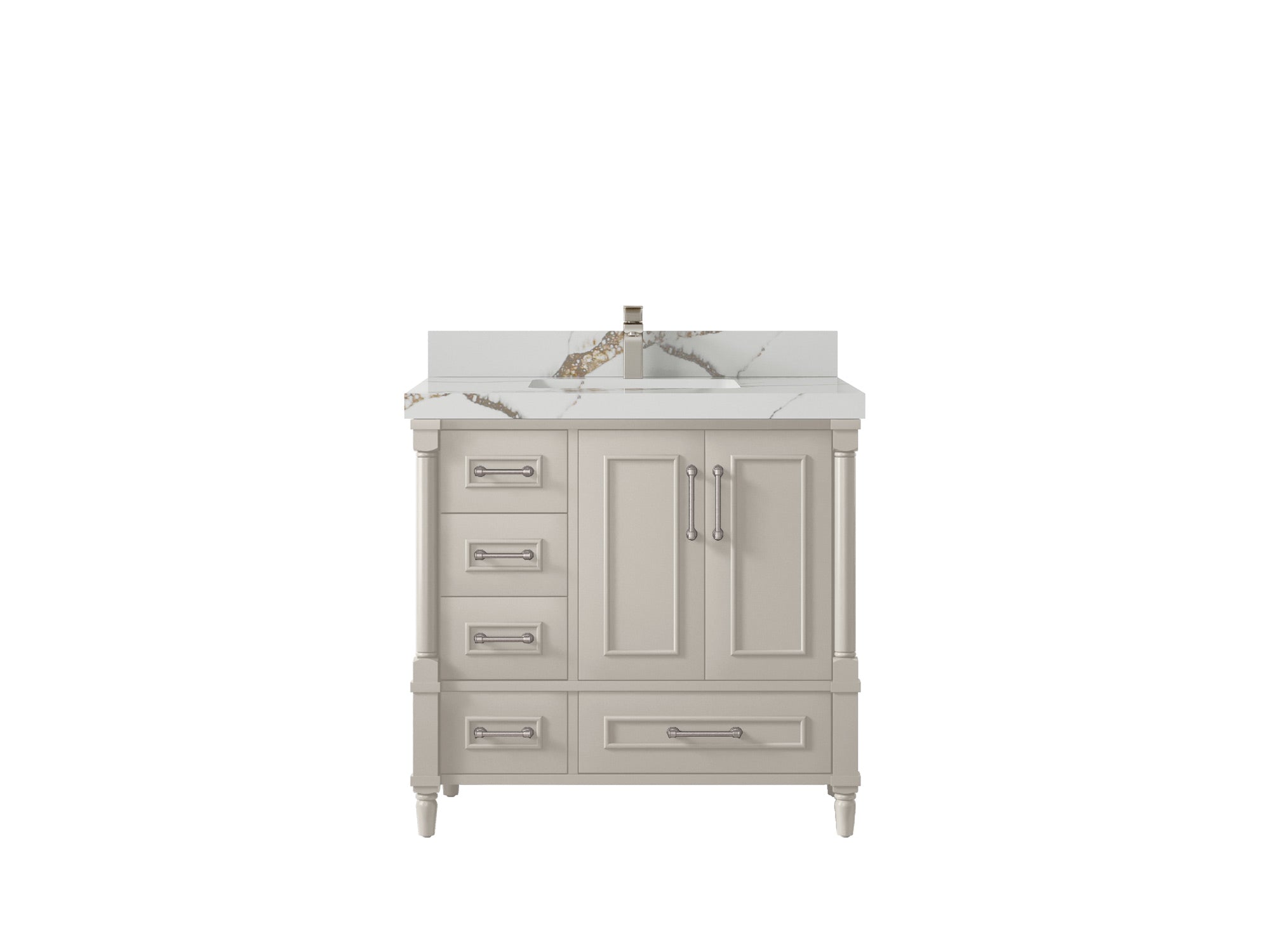 Aberdeen 36 in. W x 22 in. D Center Sink Bathroom vanity - Willow Bath and Vanity