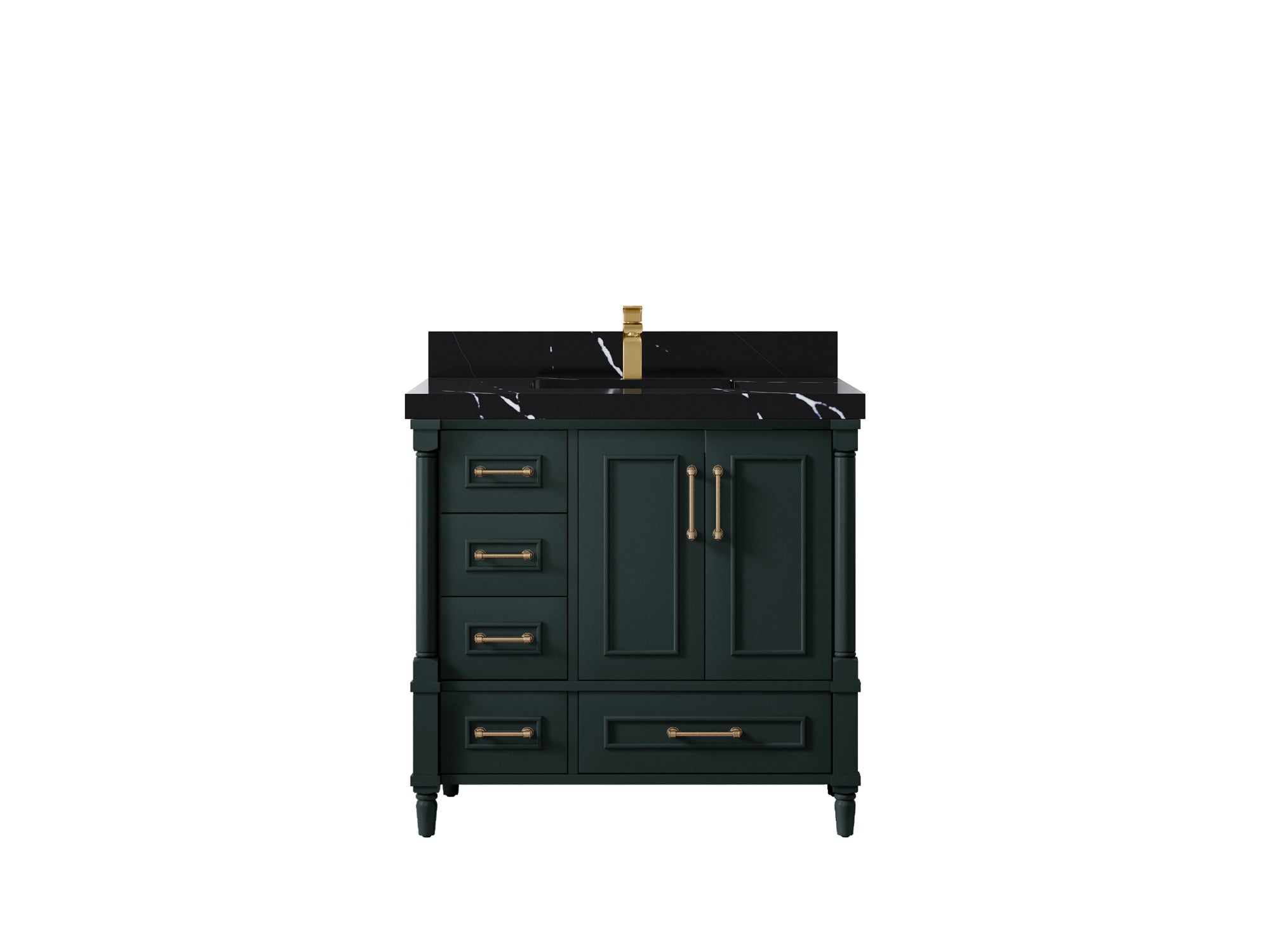 Aberdeen 36 in. W x 22 in. D Center Sink Bathroom Vanity - Willow Bath and Vanity