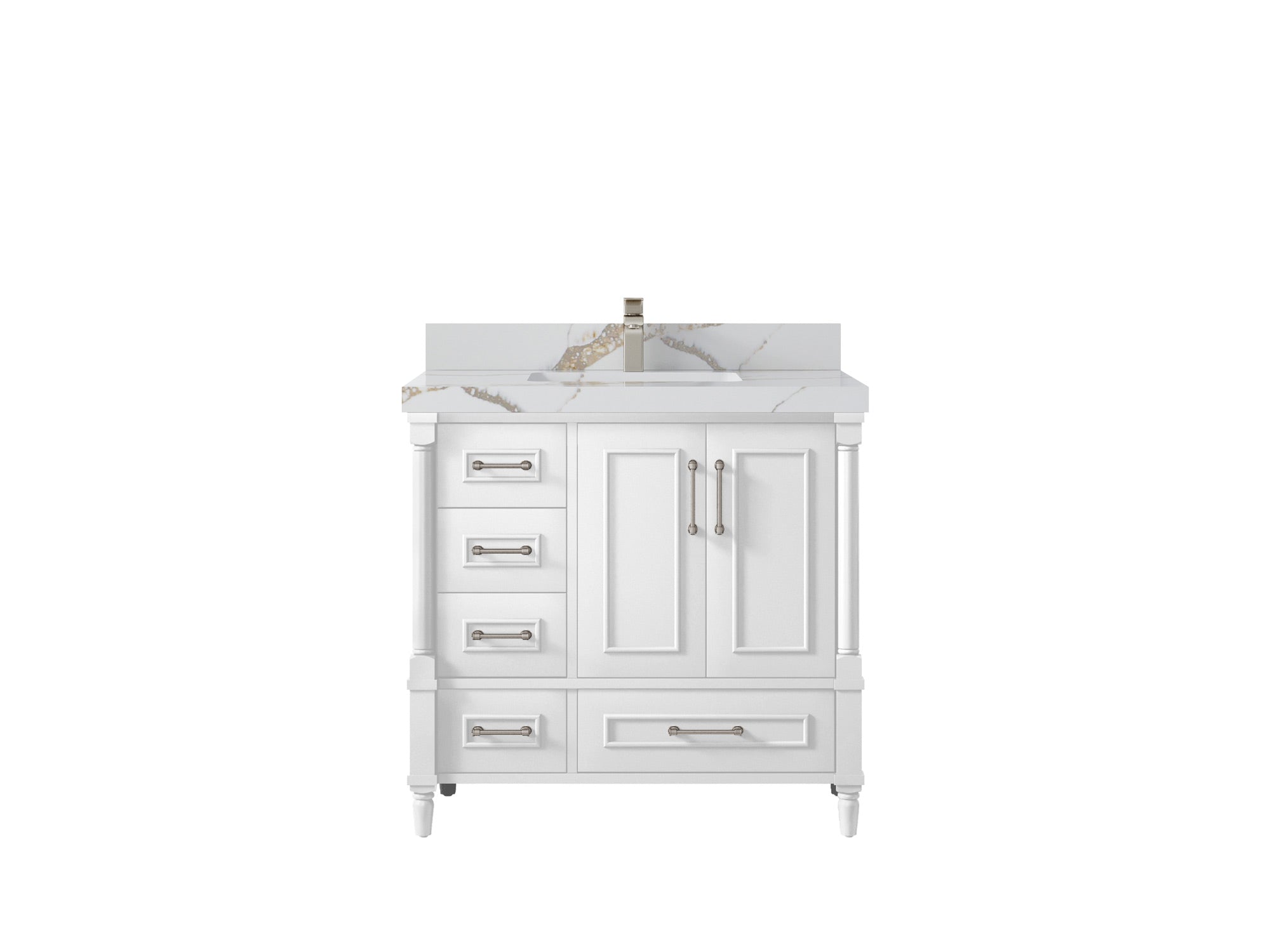 Aberdeen 36 in. W x 22 in. D Center Sink Bathroom vanity - Willow Bath and Vanity