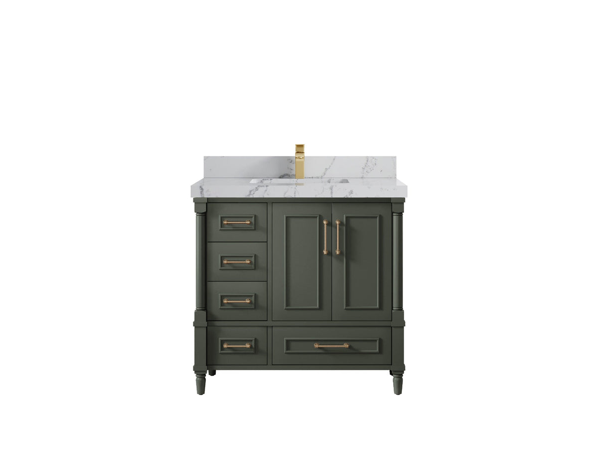 Aberdeen 36 in. W x 22 in. D Center Sink Bathroom vanity - Willow Bath and Vanity