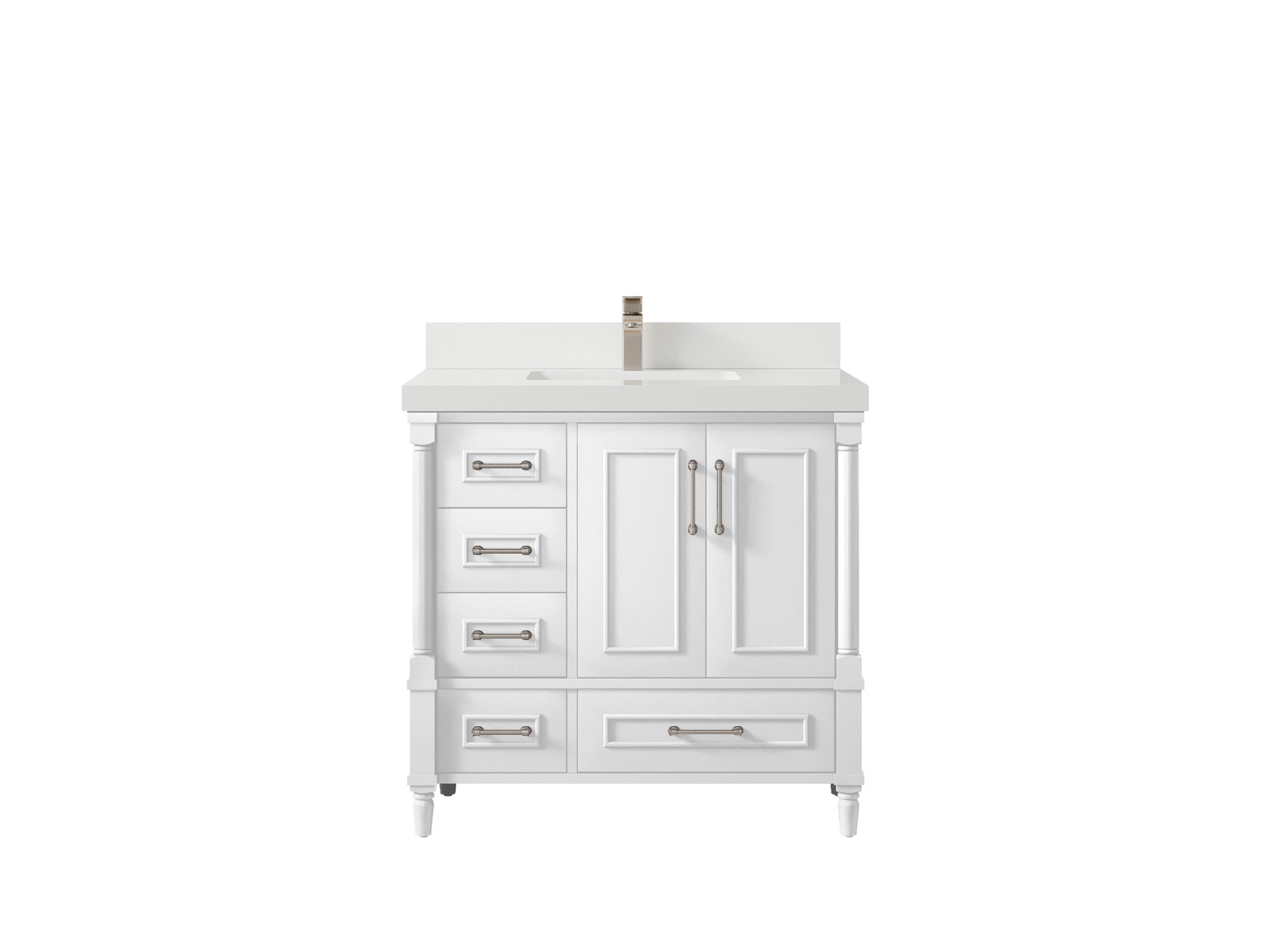 Aberdeen 36 in. W x 22 in. D Center Sink Bathroom vanity - Willow Bath and Vanity