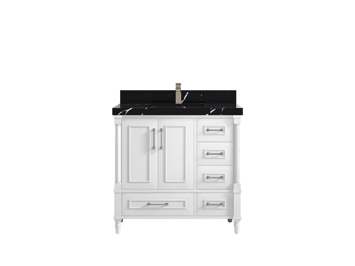 Aberdeen 36 in. W x 22 in. D Center Sink Bathroom Vanity - Willow Bath and Vanity