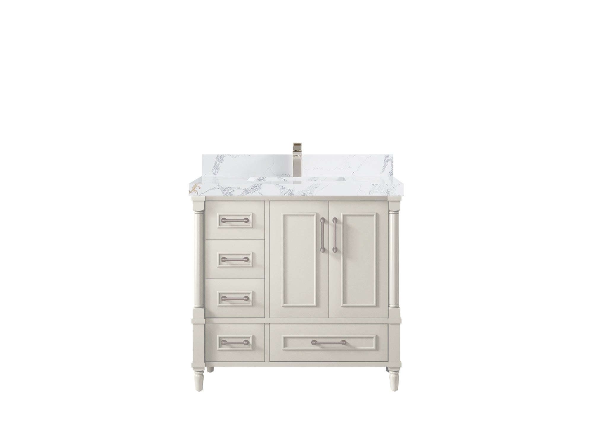Aberdeen 36 in. W x 22 in. D Center Sink Bathroom Vanity - Willow Bath and Vanity
