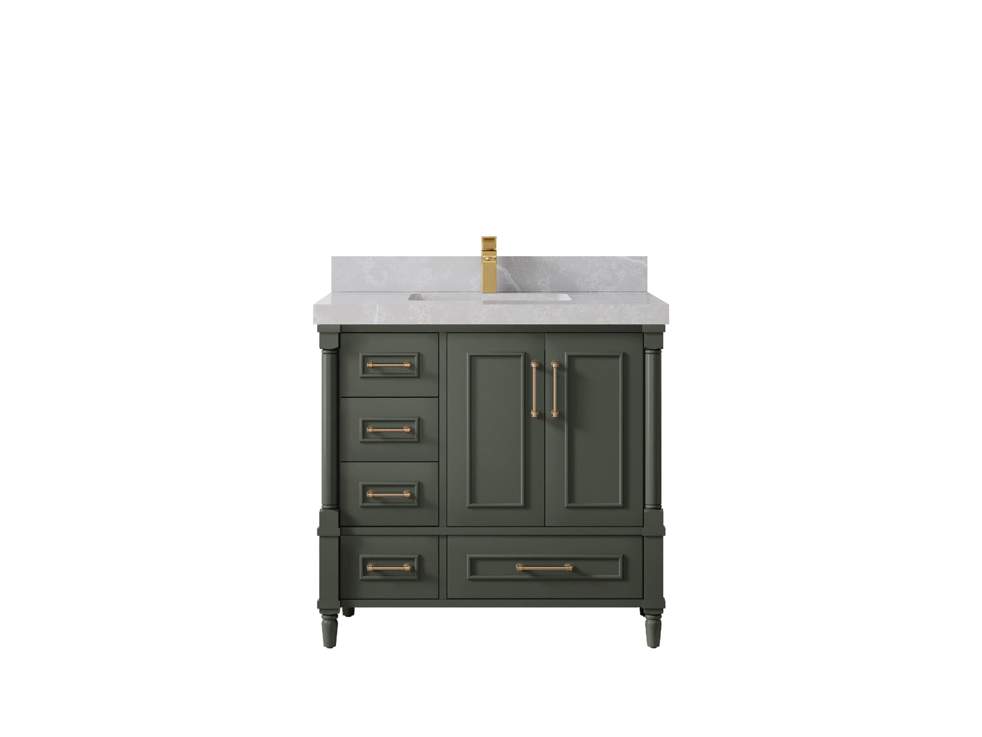 Aberdeen 36 in. W x 22 in. D Center Sink Bathroom vanity - Willow Bath and Vanity
