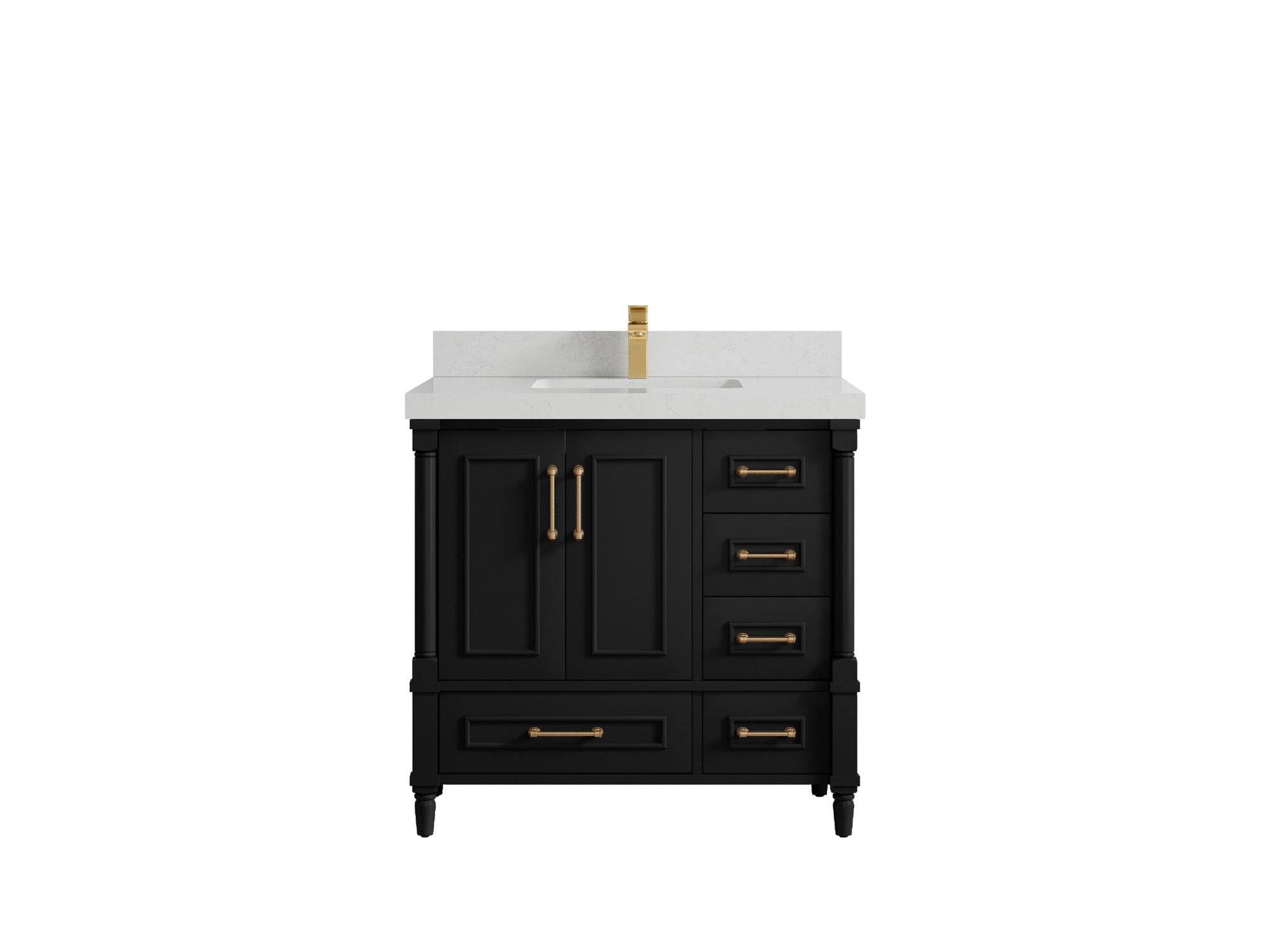 Aberdeen 36 in. W x 22 in. D Center Sink Bathroom Vanity - Willow Bath and Vanity