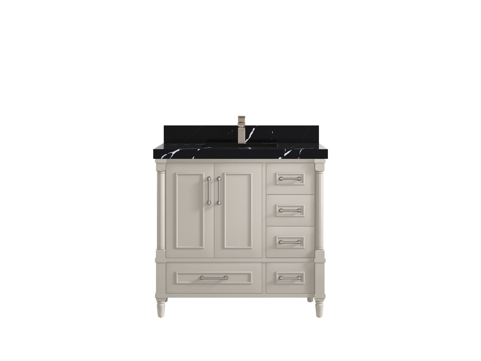 Aberdeen 36 in. W x 22 in. D Center Sink Bathroom Vanity - Willow Bath and Vanity