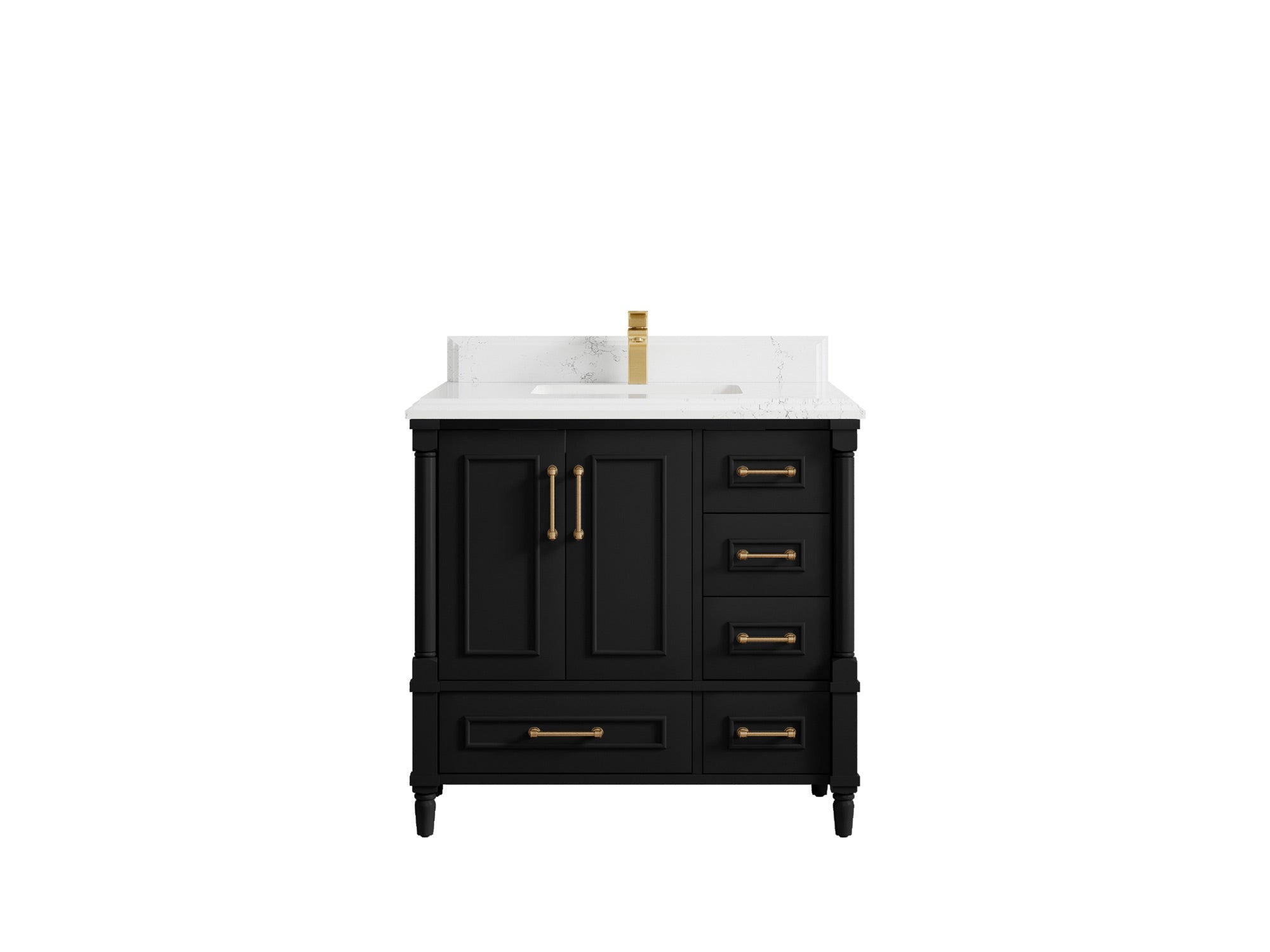 Aberdeen 36 in. W x 22 in. D Center Sink Bathroom Vanity - Willow Bath and Vanity
