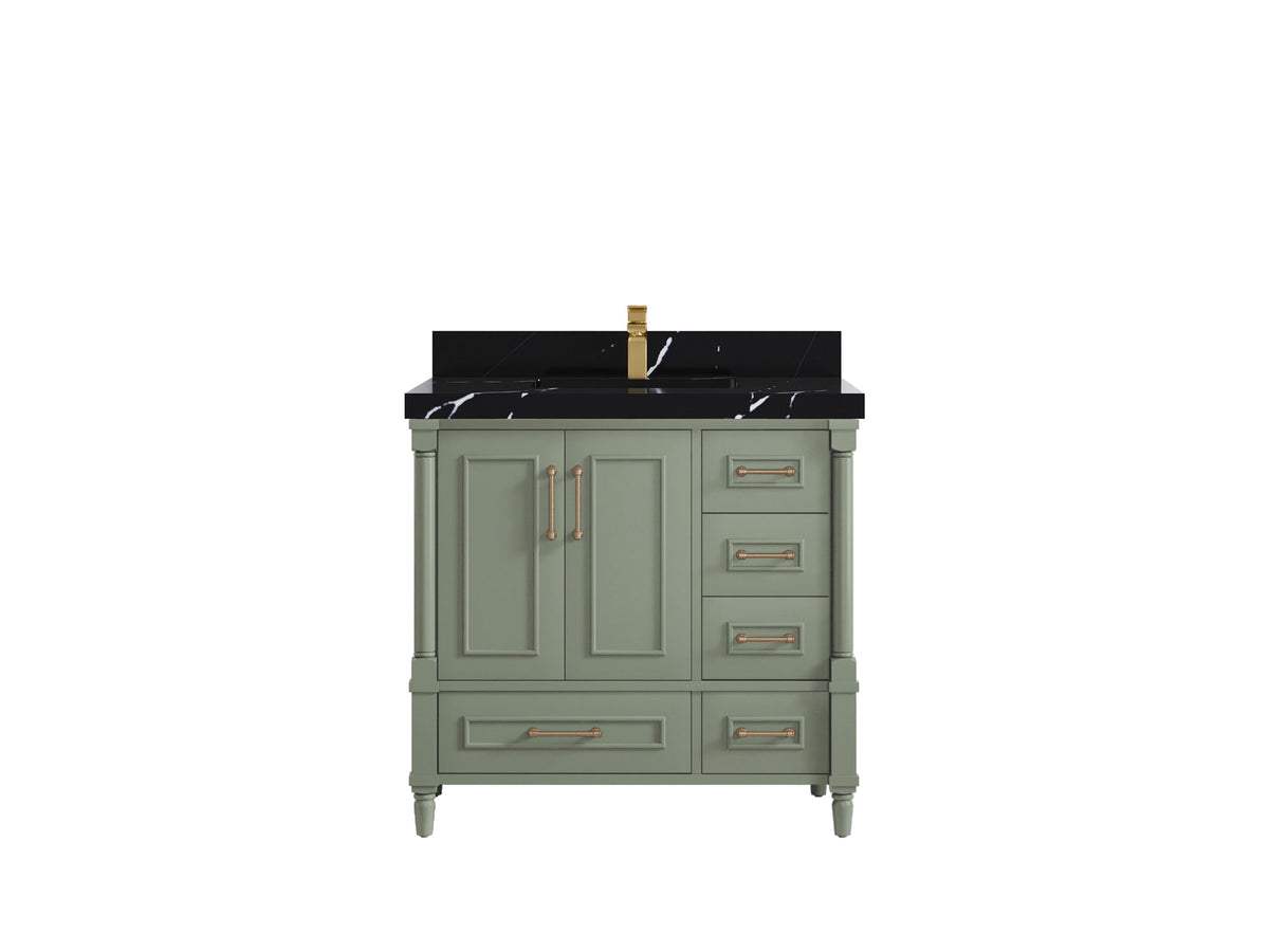 Aberdeen 36 in. W x 22 in. D Center Sink Bathroom Vanity - Willow Bath and Vanity