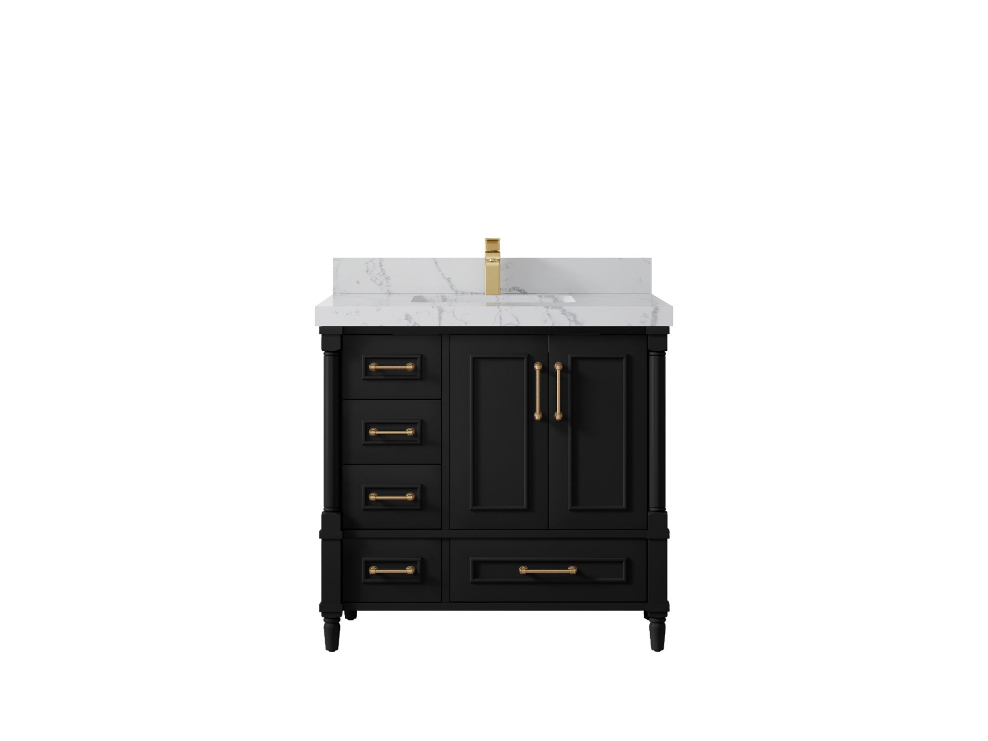 Aberdeen 36 in. W x 22 in. D Center Sink Bathroom vanity - Willow Bath and Vanity
