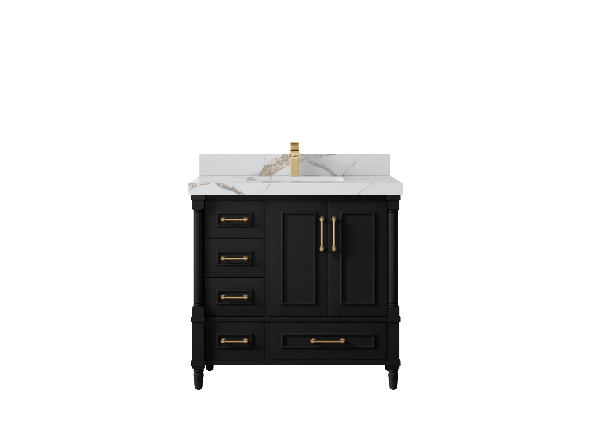 Aberdeen 36 in. W x 22 in. D Center Sink Bathroom vanity - Willow Bath and Vanity