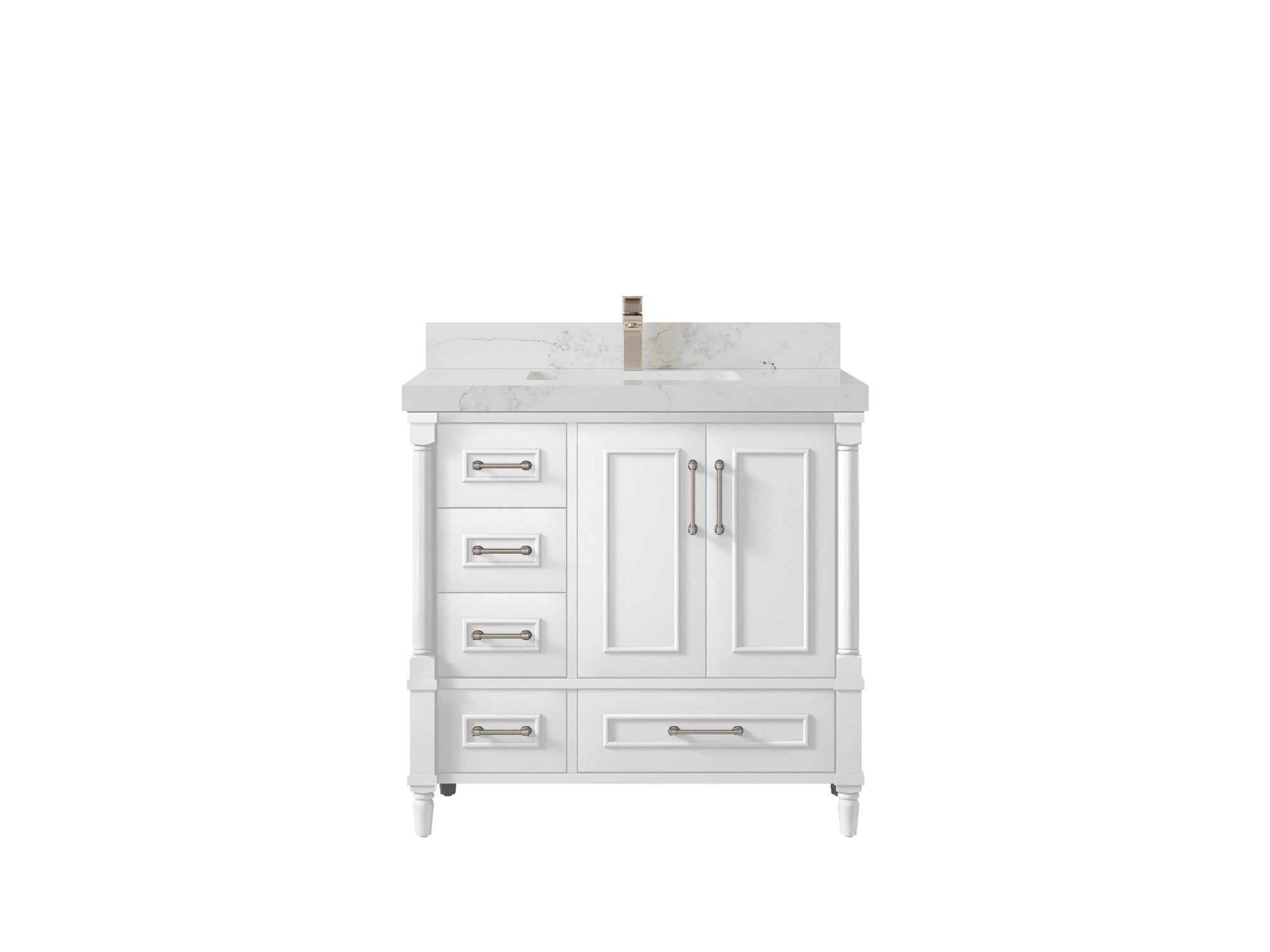 Aberdeen 36 in. W x 22 in. D Center Sink Bathroom vanity - Willow Bath and Vanity