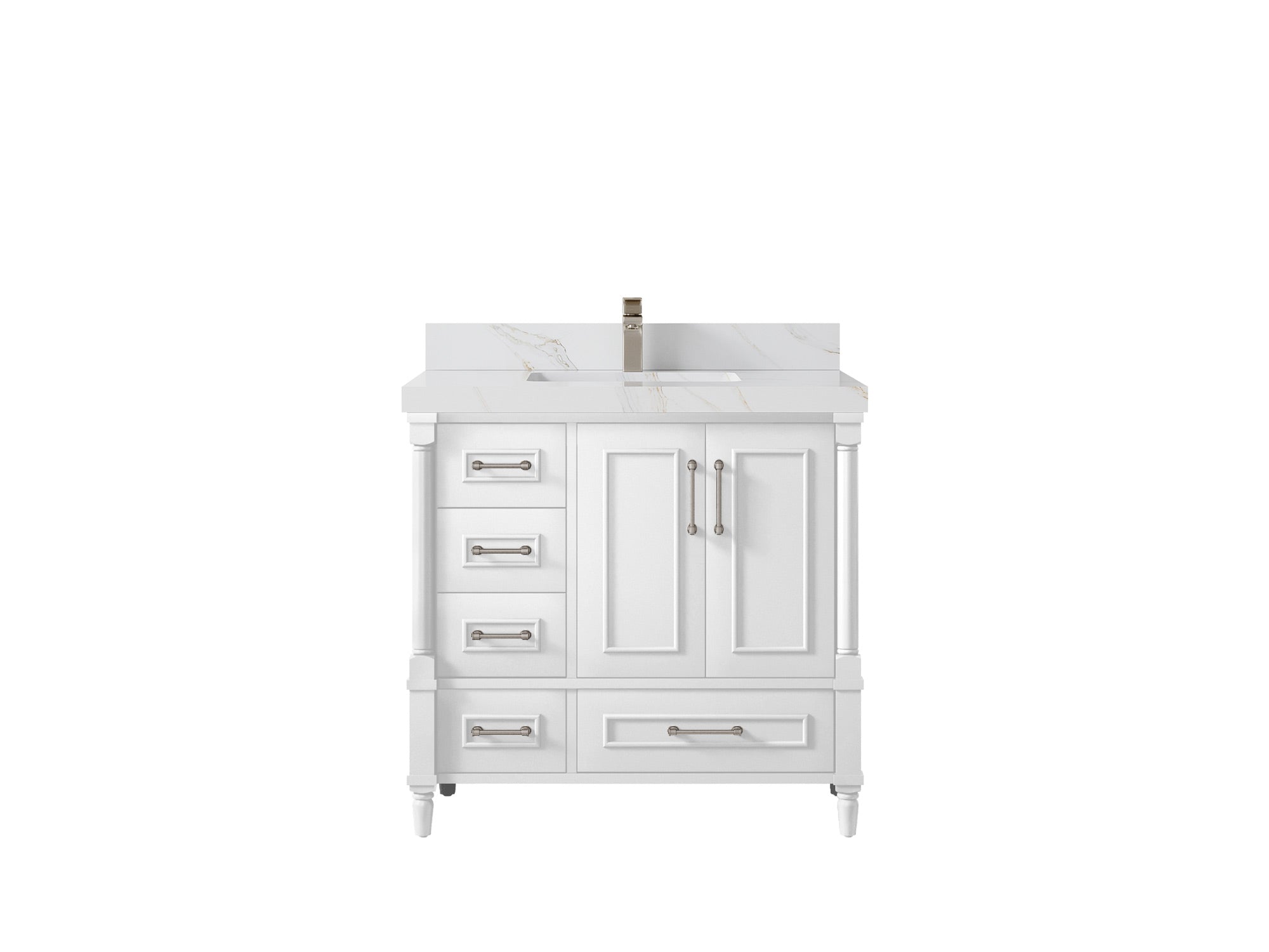 Aberdeen 36 in. W x 22 in. D Center Sink Bathroom vanity - Willow Bath and Vanity