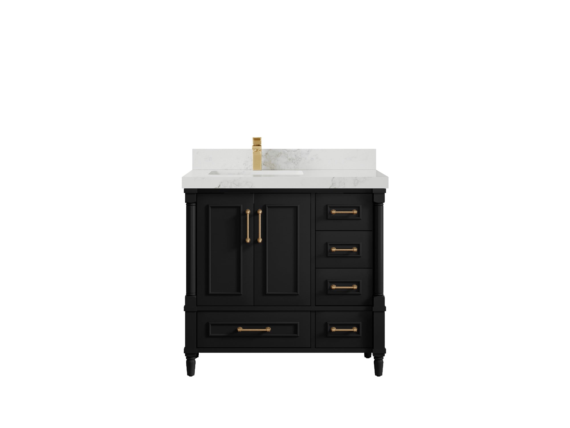 Aberdeen 36 in. W x 22 in. D Left Offset Sink Bathroom Vanity - Willow Bath and Vanity