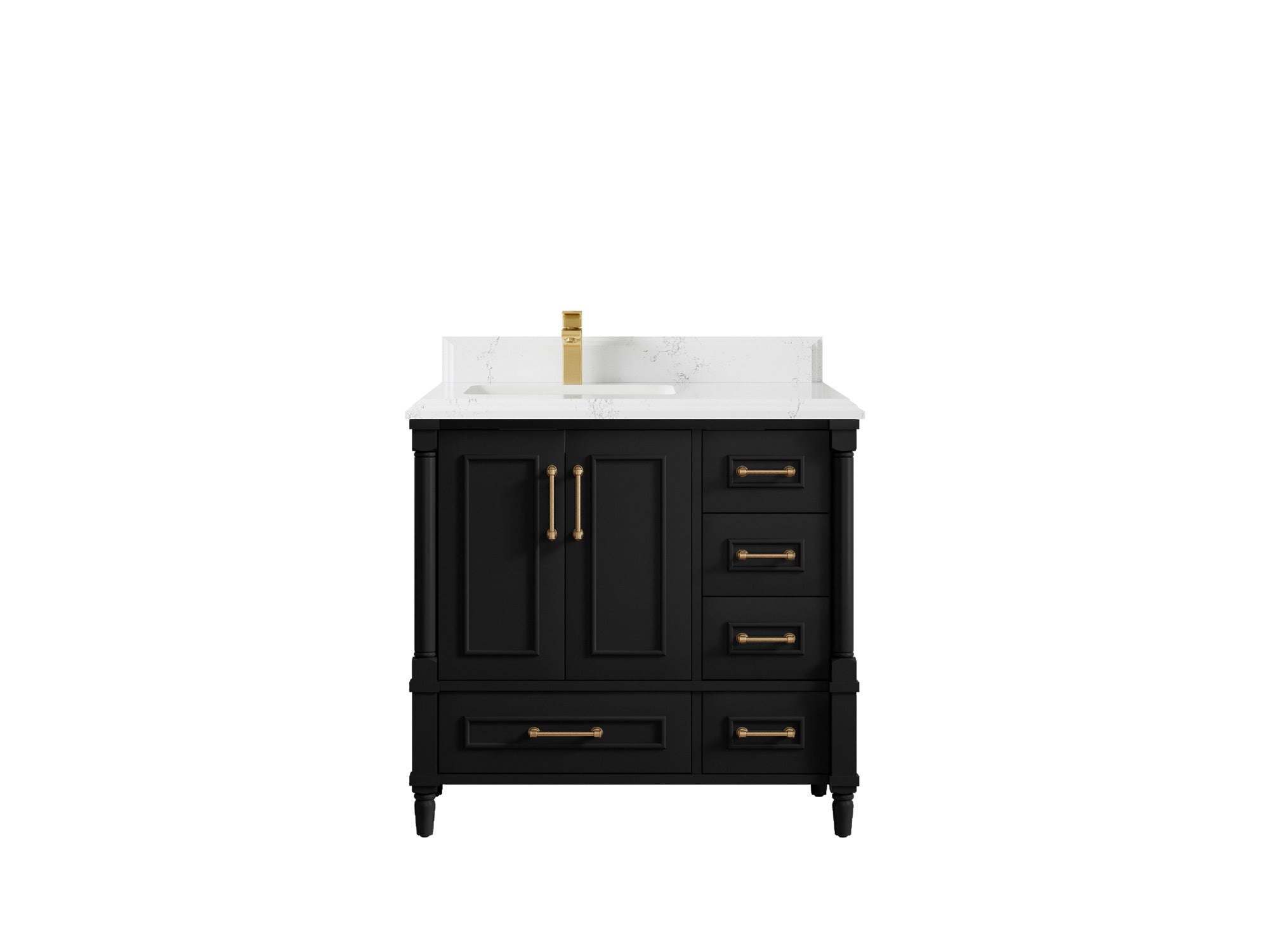 Aberdeen 36 in. W x 22 in. D Left Offset Sink Bathroom Vanity - Willow Bath and Vanity