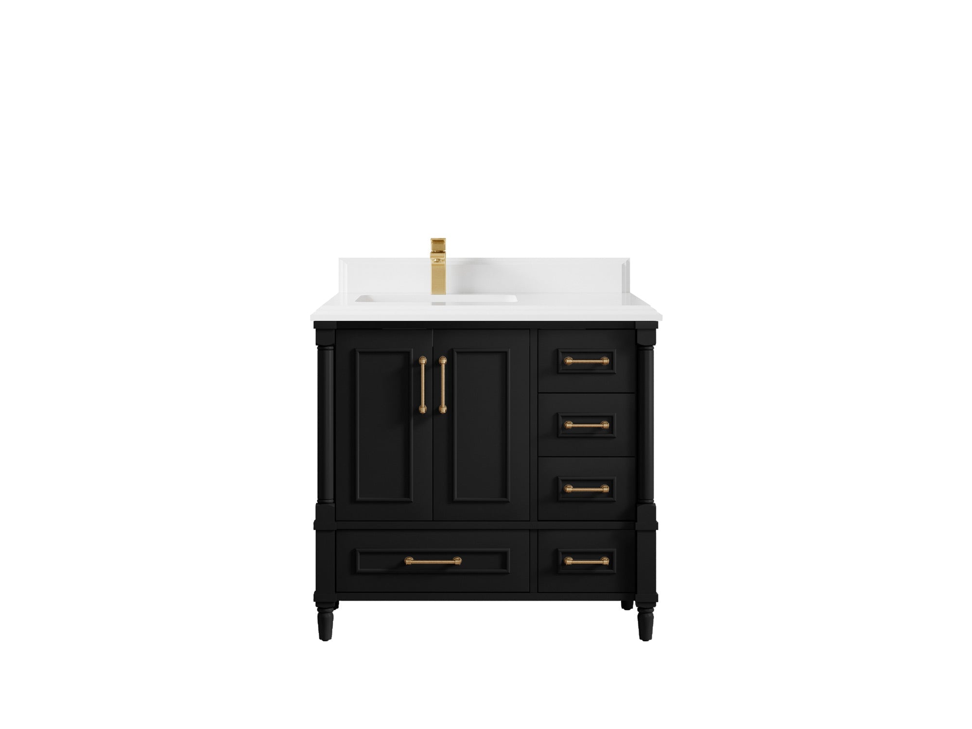 Aberdeen 36 in. W x 22 in. D Left Offset Sink Bathroom Vanity - Willow Bath and Vanity