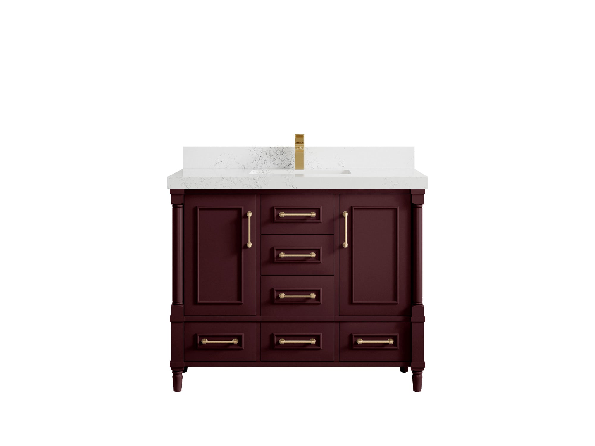 Aberdeen 42 in. W x 22 in. D Single Sink Bathroom Vanity - Willow Bath and Vanity