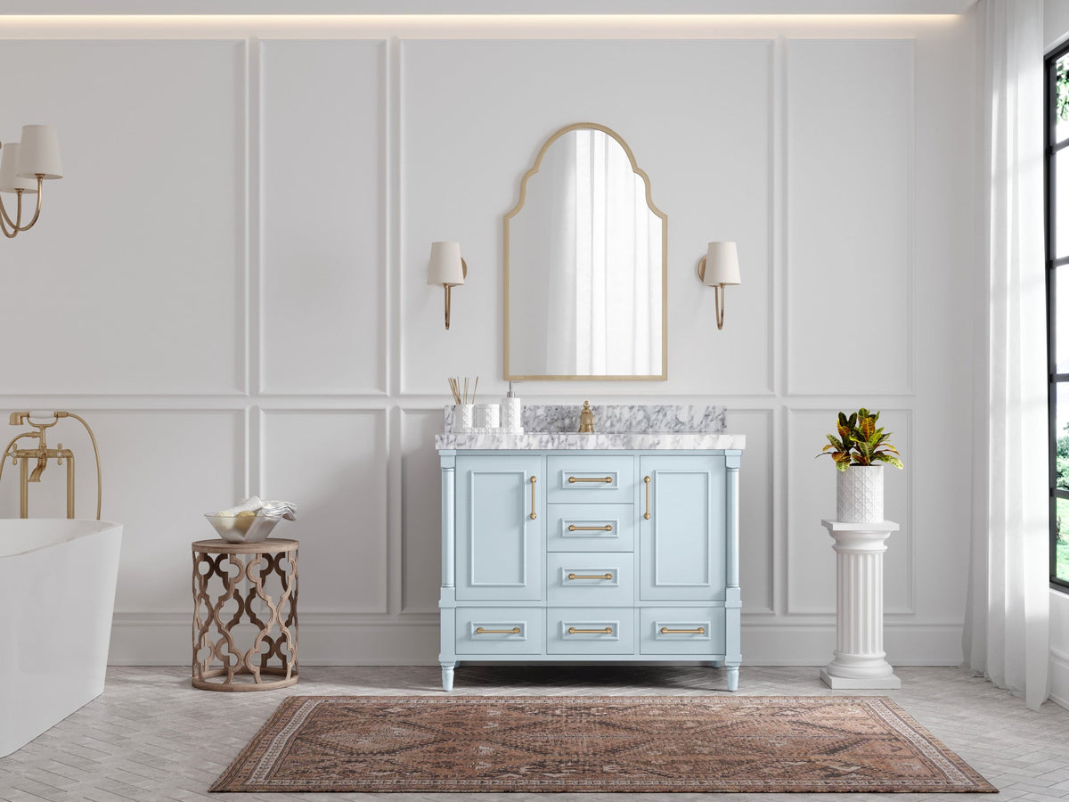 Aberdeen 42 in. W x 22 in. D Single Sink Bathroom Vanity - Willow Bath and Vanity