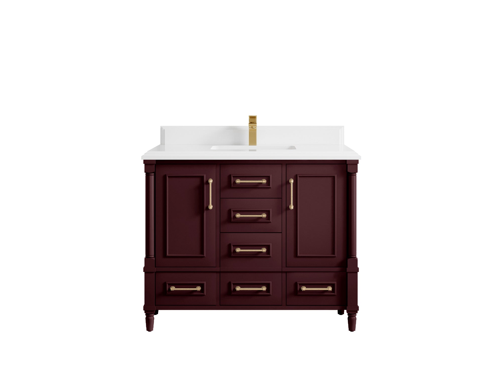 Aberdeen 42 in. W x 22 in. D Single Sink Bathroom Vanity - Willow Bath and Vanity