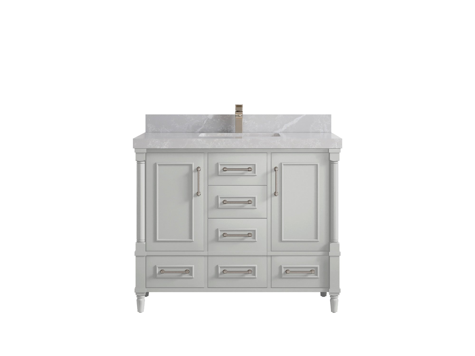 Aberdeen 42 in. W x 22 in. D Single Sink Bathroom Vanity - Willow Bath and Vanity