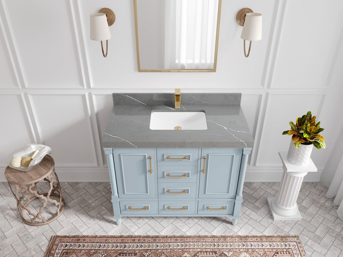 Aberdeen 42 in. W x 22 in. D Single Sink Bathroom Vanity - Willow Bath and Vanity