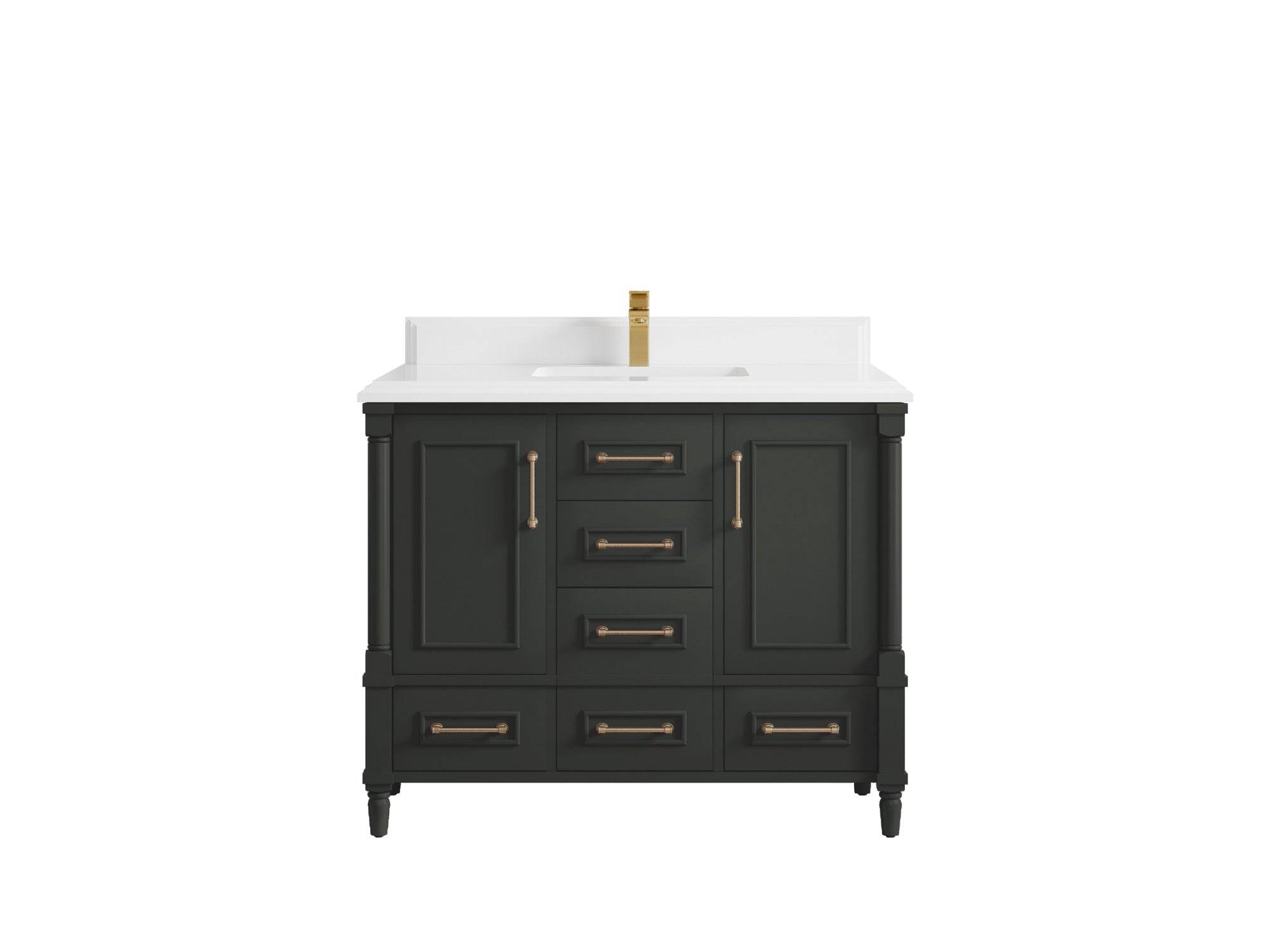 Aberdeen 42 in. W x 22 in. D Single Sink Bathroom Vanity - Willow Bath and Vanity