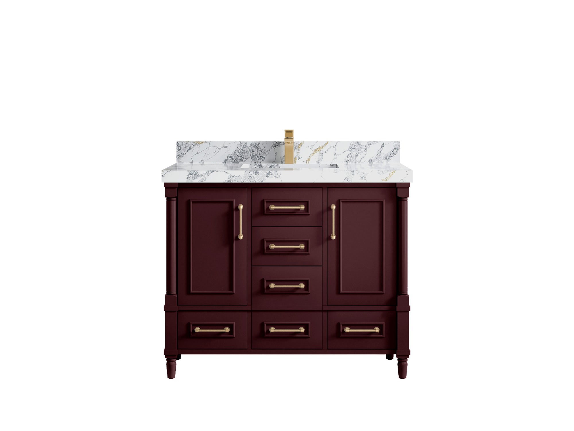 Aberdeen 42 in. W x 22 in. D Single Sink Bathroom Vanity - Willow Bath and Vanity