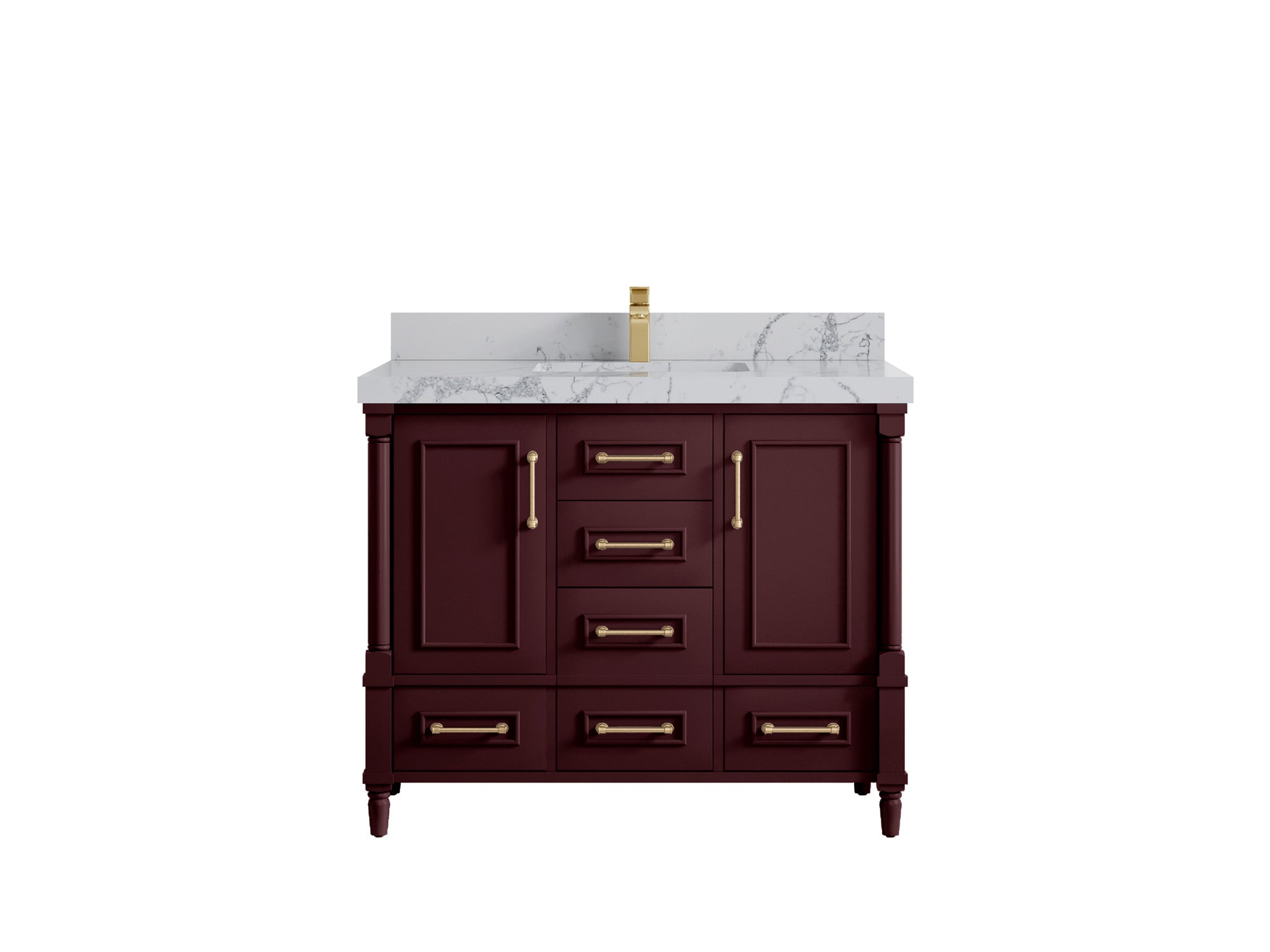 Aberdeen 42 in. W x 22 in. D Single Sink Bathroom Vanity - Willow Bath and Vanity