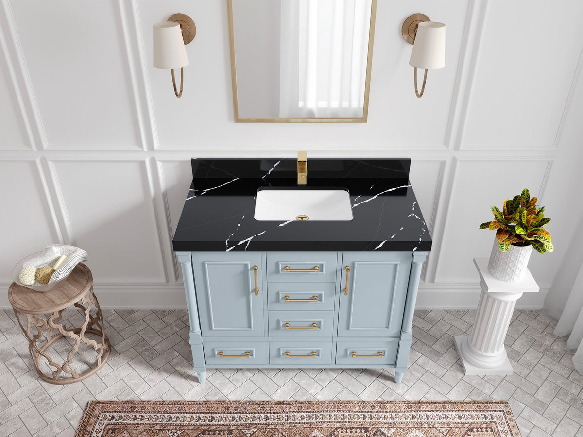 Aberdeen 42 in. W x 22 in. D Single Sink Bathroom Vanity - Willow Bath and Vanity
