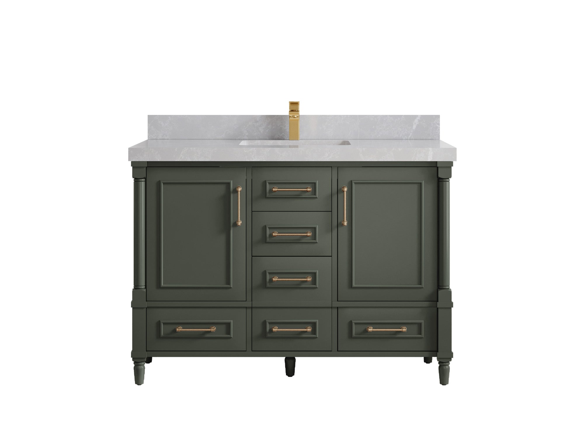 Aberdeen 48 in. W x 22 in. D Single Sink Bathroom Vanity - Willow Bath and Vanity