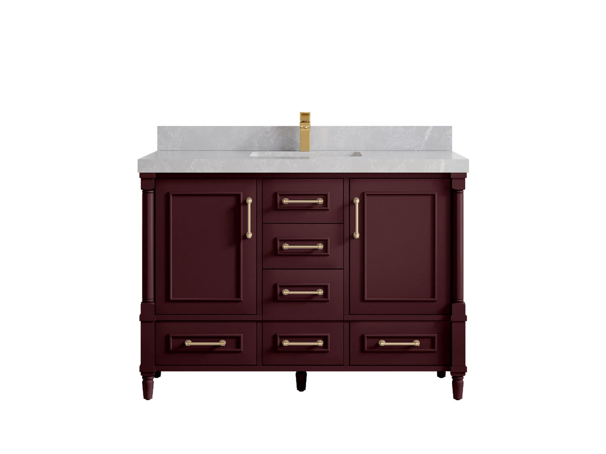 Aberdeen 48 in. W x 22 in. D Single Sink Bathroom Vanity - Willow Bath and Vanity