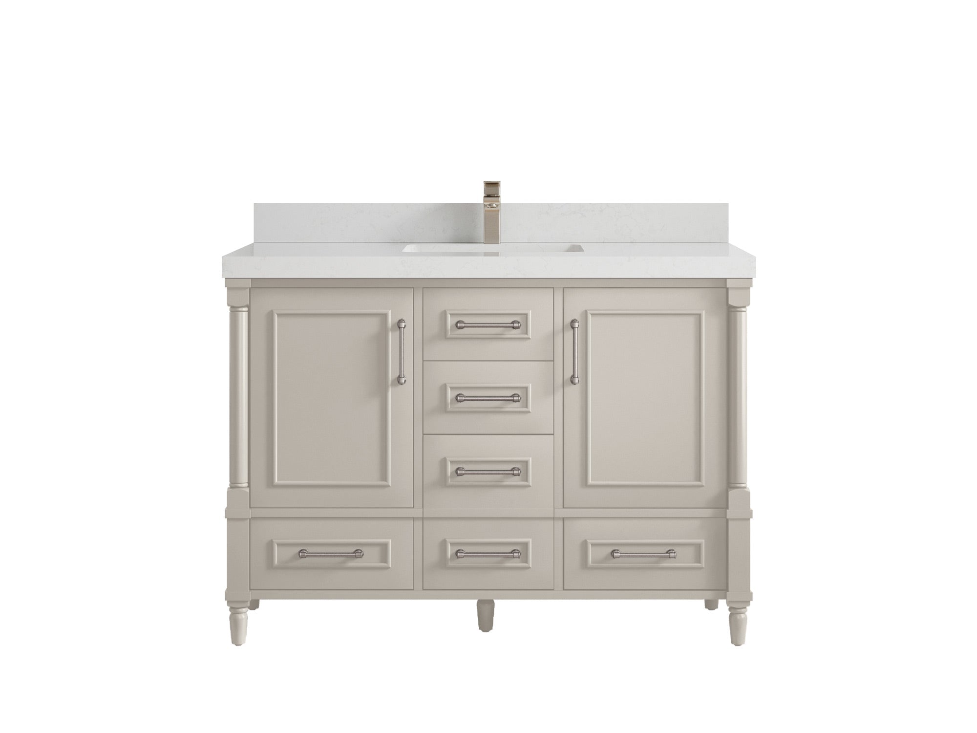 Aberdeen 48 in. W x 22 in. D Single Sink Bathroom Vanity - Willow Bath and Vanity