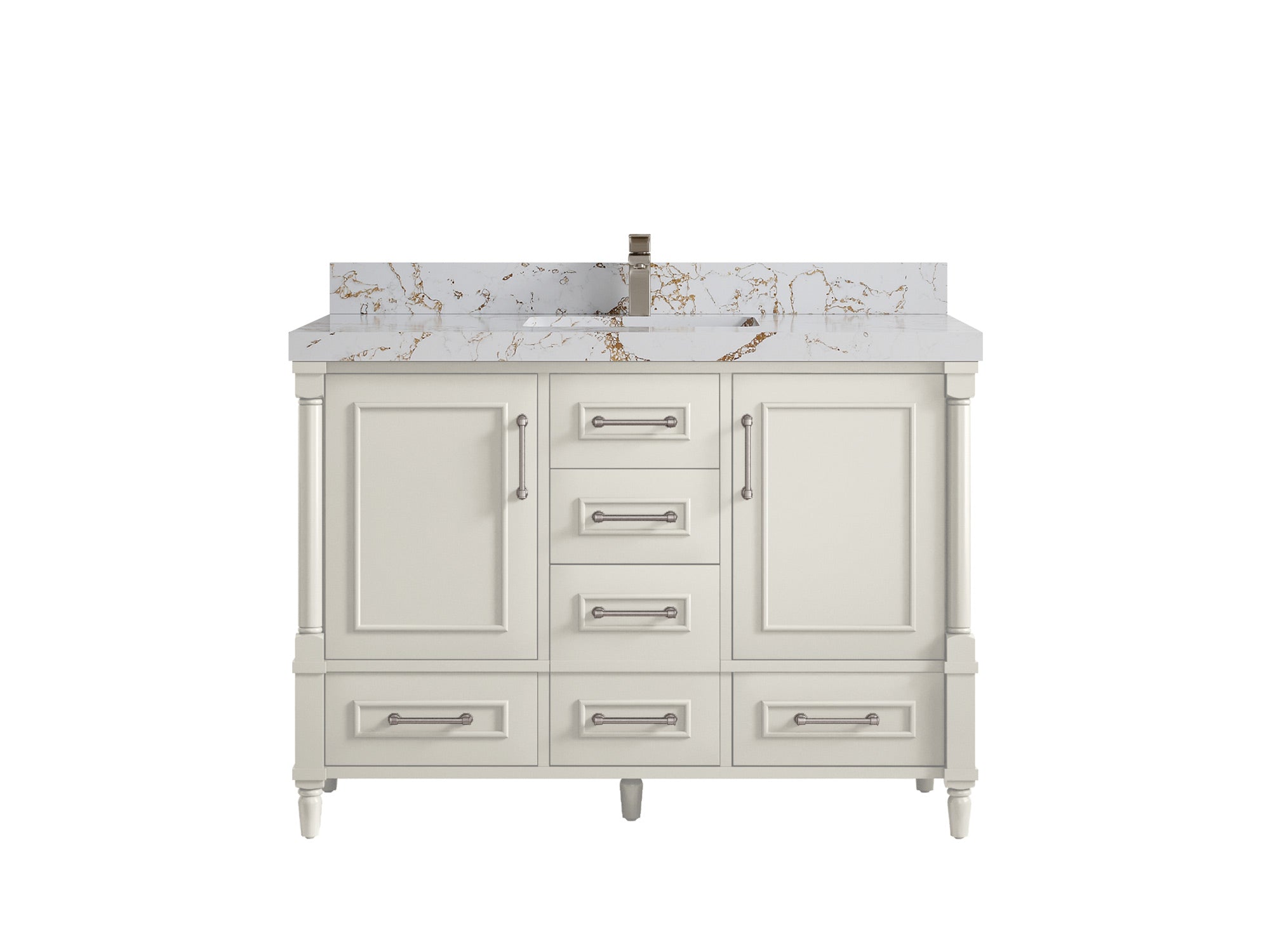 Aberdeen 48 in. W x 22 in. D Single Sink Bathroom Vanity - Willow Bath and Vanity
