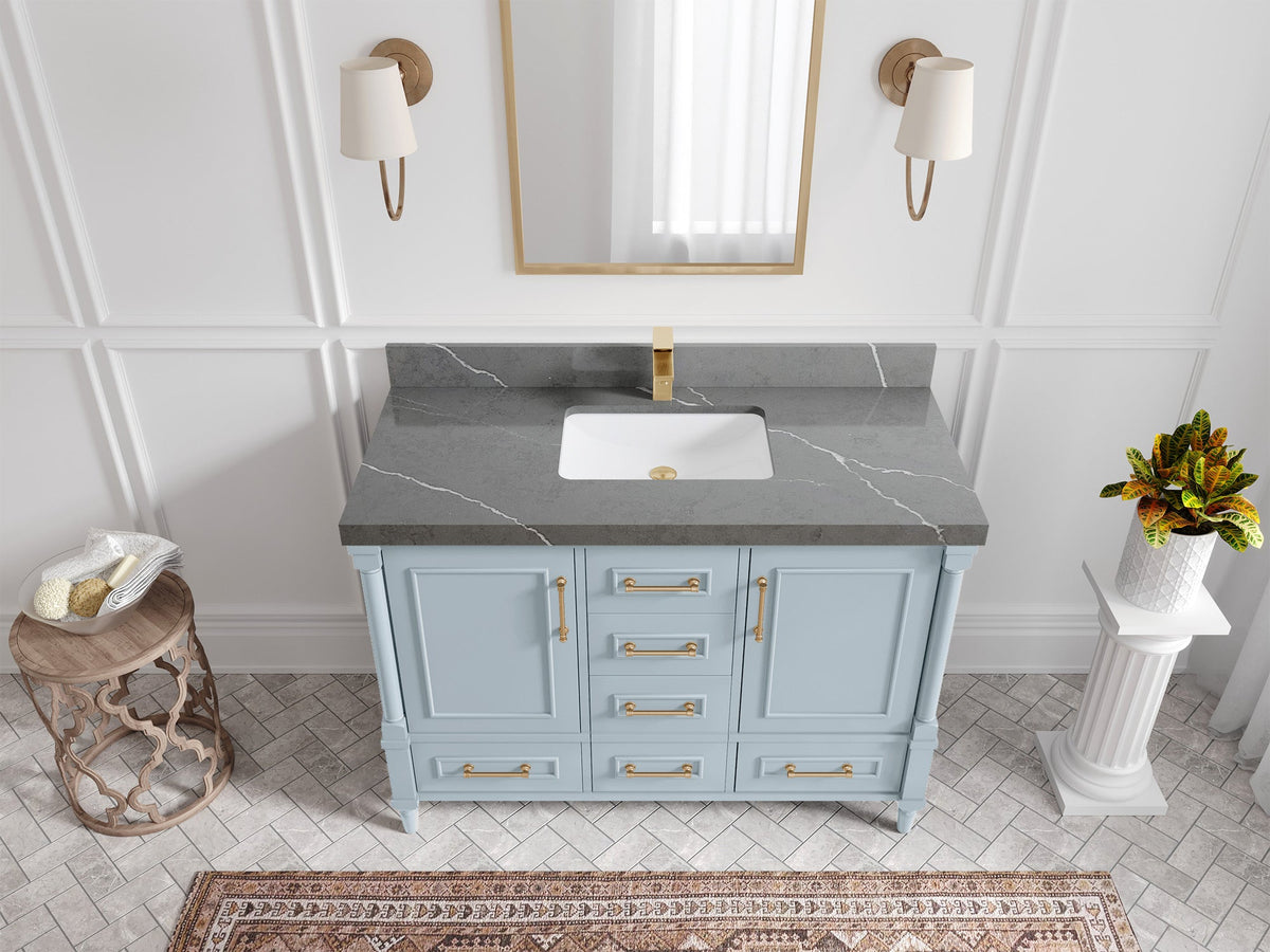 Aberdeen 48 in. W x 22 in. D Single Sink Bathroom Vanity - Willow Bath and Vanity