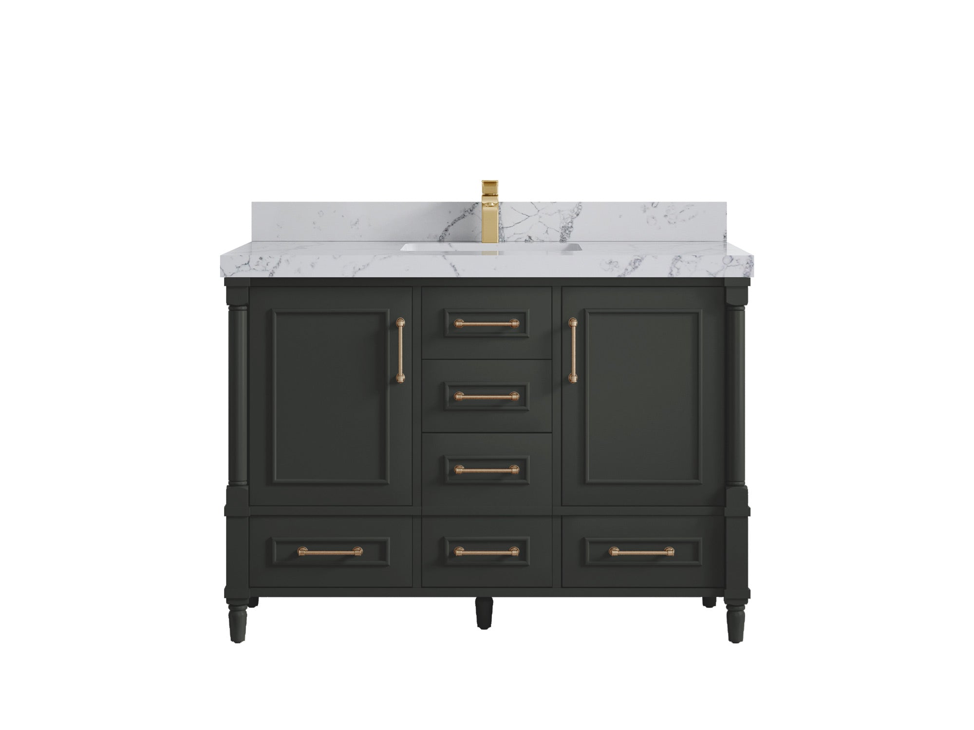 Aberdeen 48 in. W x 22 in. D Single Sink Bathroom Vanity - Willow Bath and Vanity