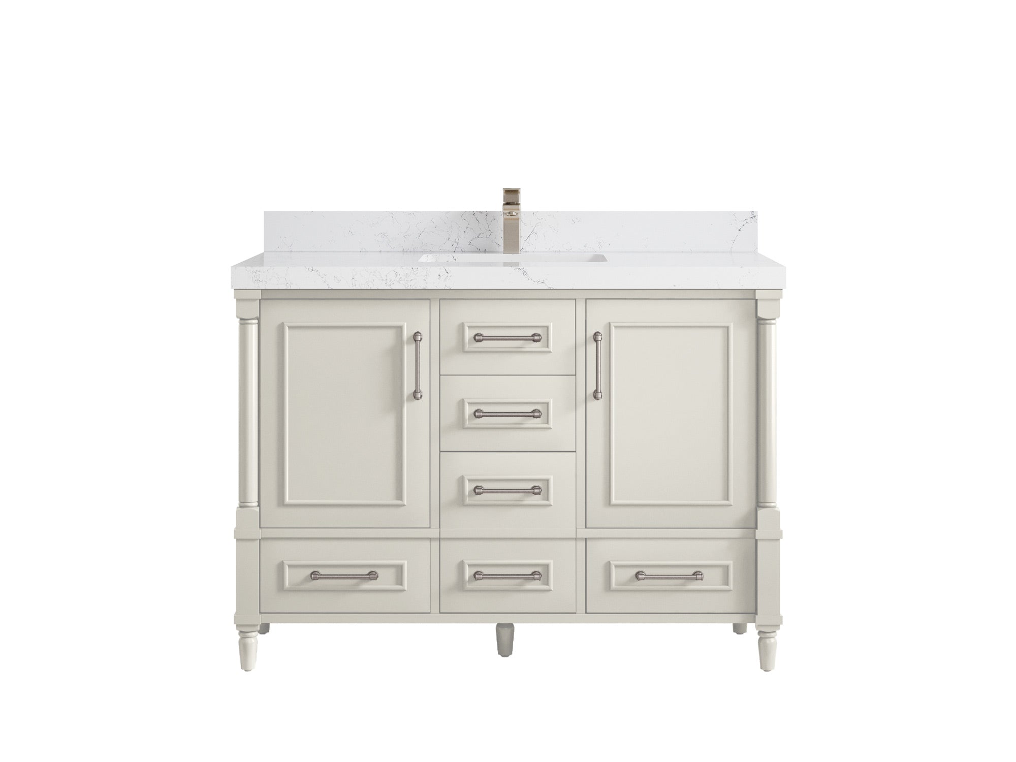 Aberdeen 48 in. W x 22 in. D Single Sink Bathroom Vanity - Willow Bath and Vanity
