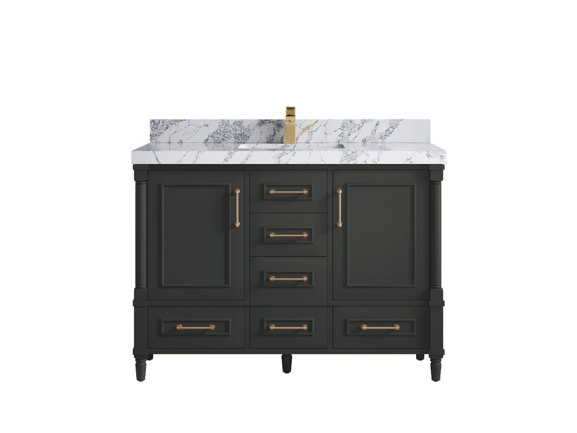 Aberdeen 48 in. W x 22 in. D Single Sink Bathroom Vanity - Willow Bath and Vanity