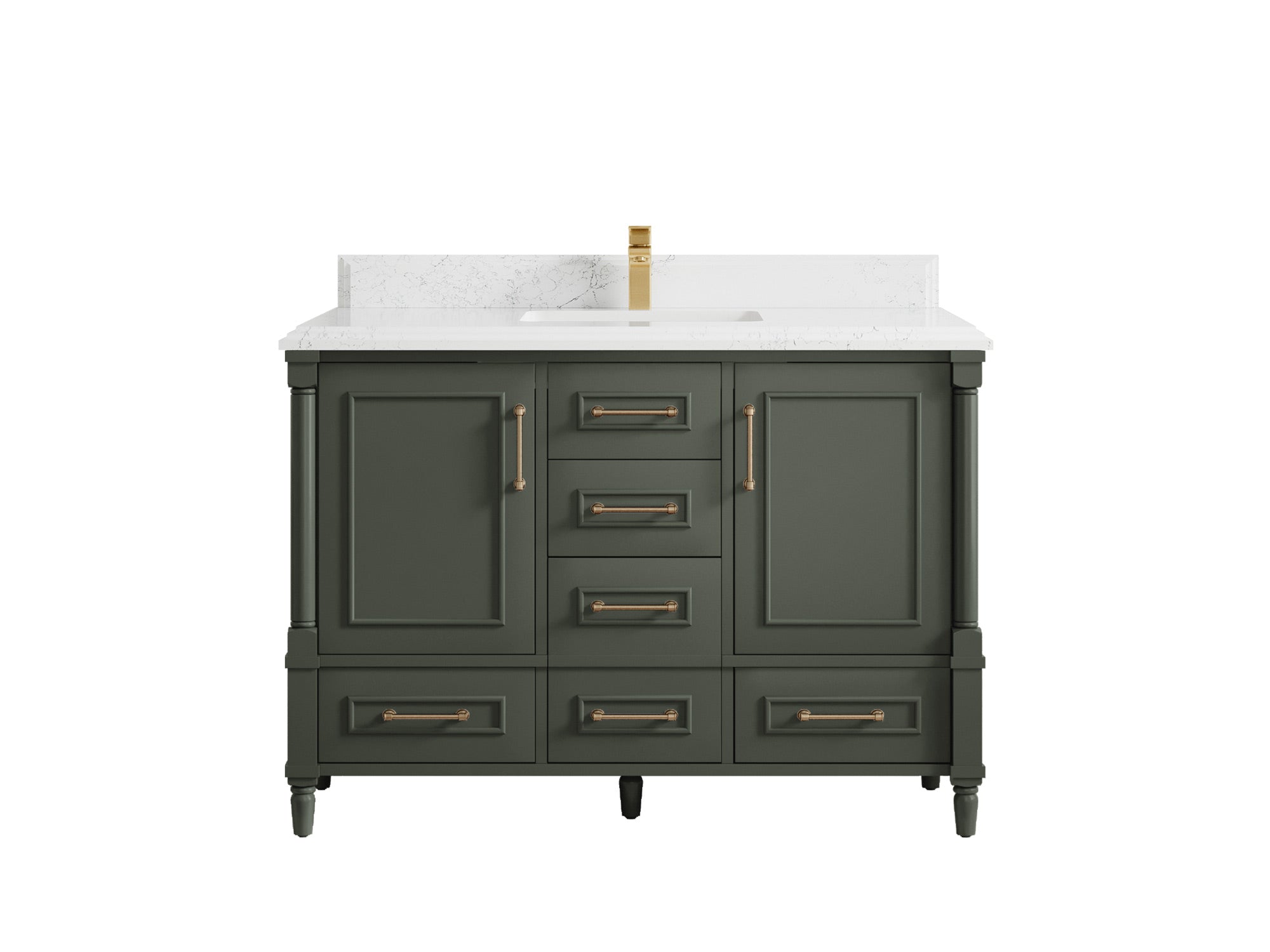 Aberdeen 48 in. W x 22 in. D Single Sink Bathroom Vanity - Willow Bath and Vanity