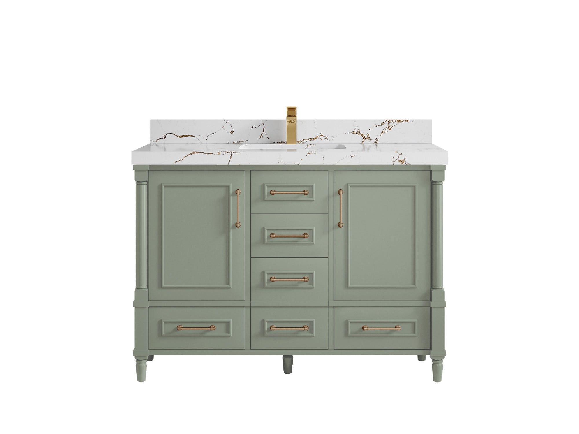 Aberdeen 48 in. W x 22 in. D Single Sink Bathroom Vanity - Willow Bath and Vanity