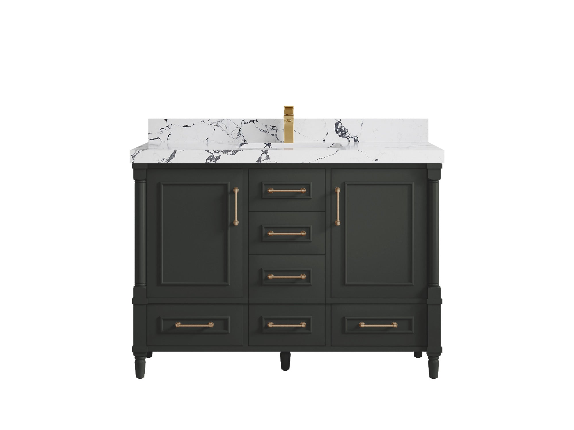 Aberdeen 48 in. W x 22 in. D Single Sink Bathroom Vanity - Willow Bath and Vanity