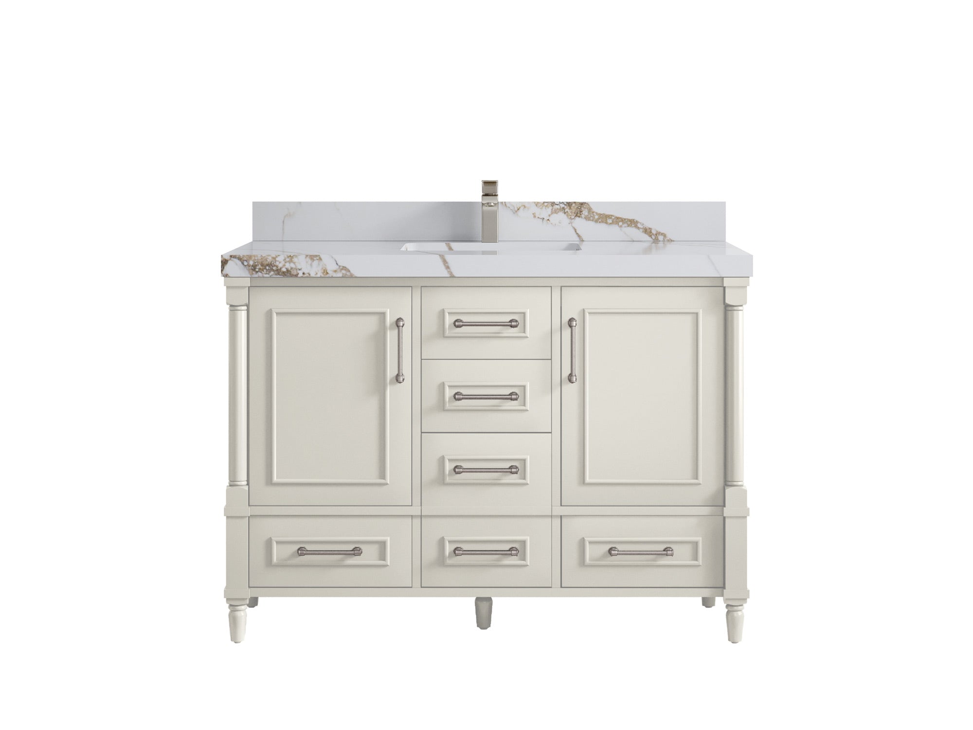 Aberdeen 48 in. W x 22 in. D Single Sink Bathroom Vanity - Willow Bath and Vanity