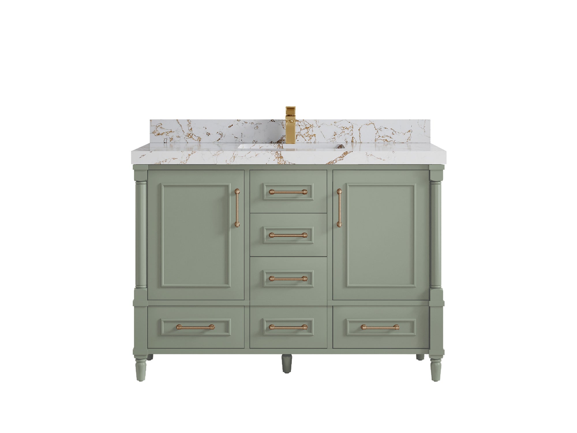 Aberdeen 48 in. W x 22 in. D Single Sink Bathroom Vanity - Willow Bath and Vanity