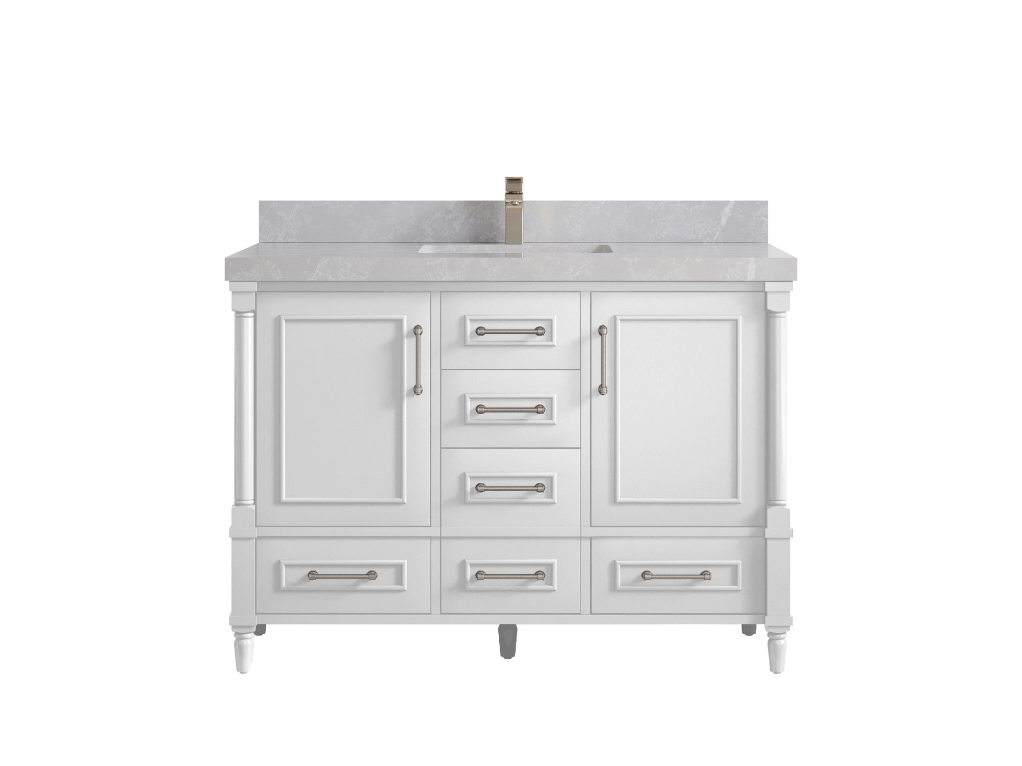 Aberdeen 48 in. W x 22 in. D Single Sink Bathroom Vanity - Willow Bath and Vanity