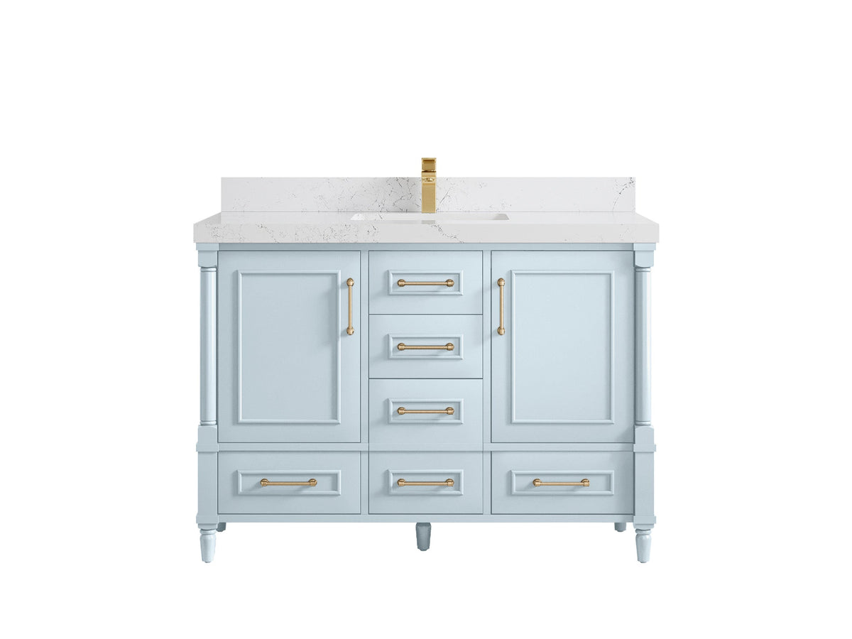 Aberdeen 48 in. W x 22 in. D Single Sink Bathroom Vanity - Willow Bath and Vanity
