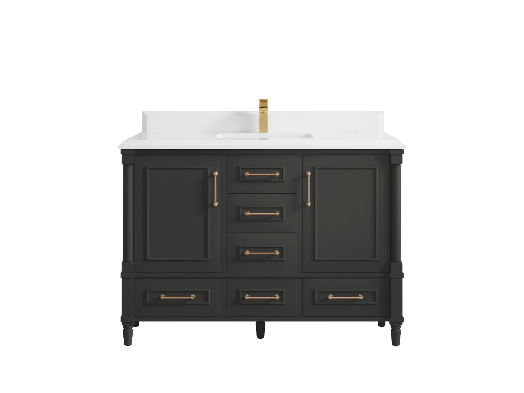 Aberdeen 48 in. W x 22 in. D Single Sink Bathroom Vanity - Willow Bath and Vanity