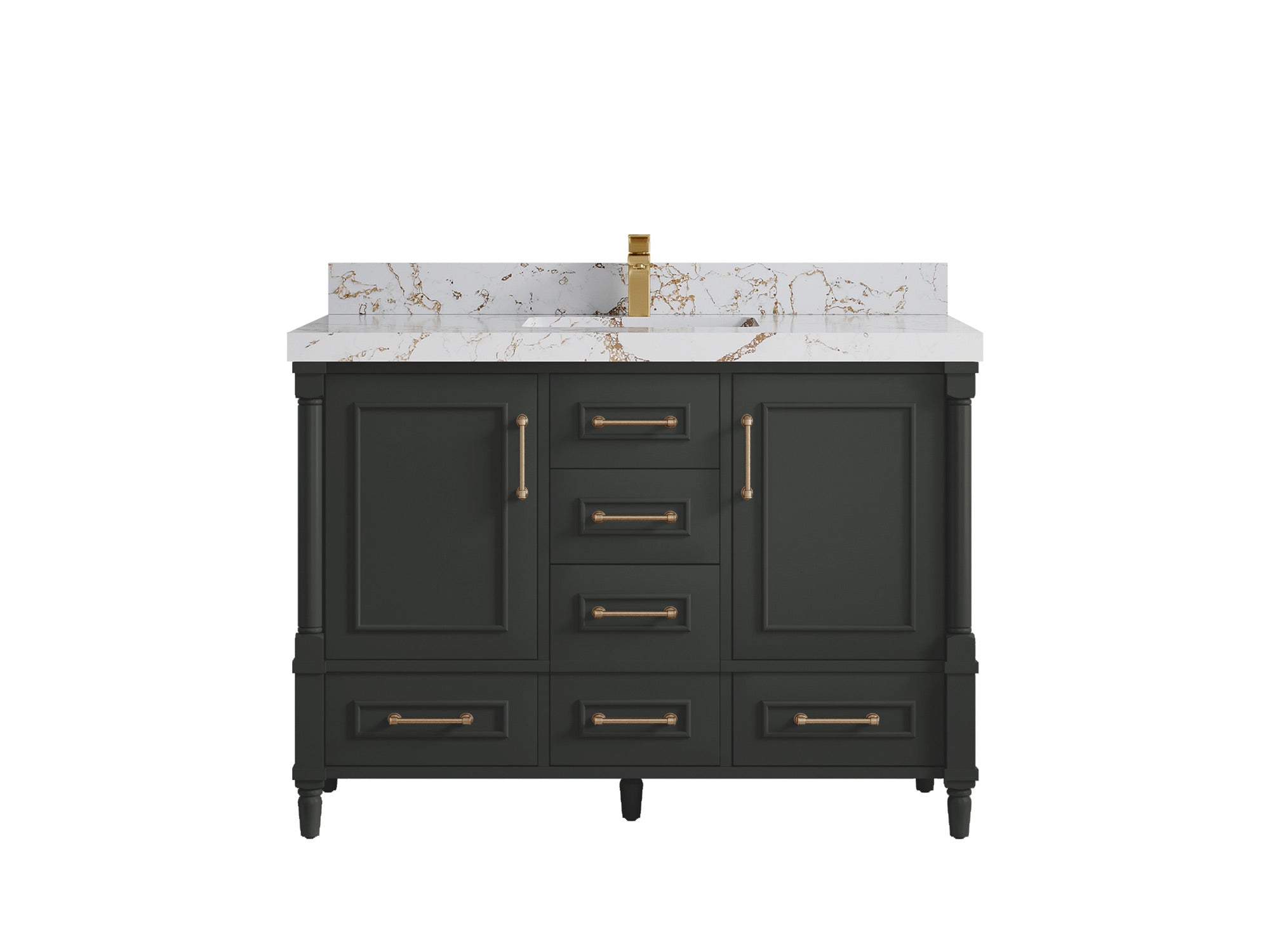 Aberdeen 48 in. W x 22 in. D Single Sink Bathroom Vanity - Willow Bath and Vanity