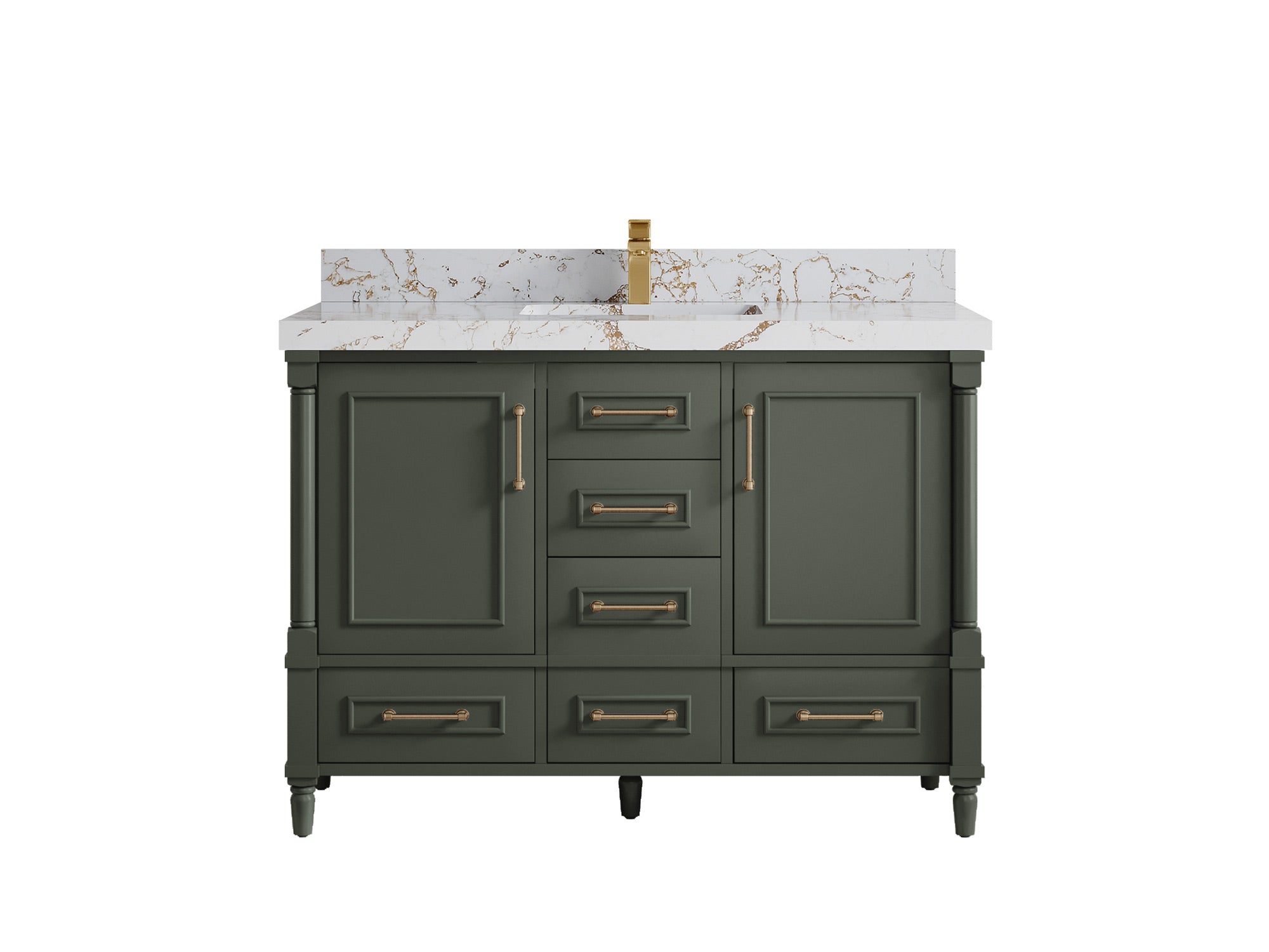 Aberdeen 48 in. W x 22 in. D Single Sink Bathroom Vanity - Willow Bath and Vanity