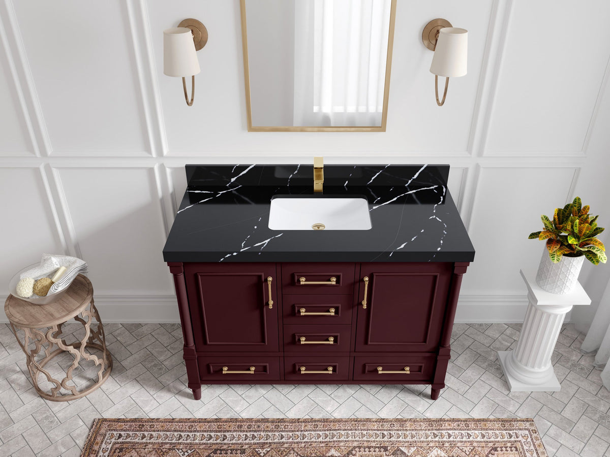 Aberdeen 48 in. W x 22 in. D Single Sink Bathroom Vanity - Willow Bath and Vanity
