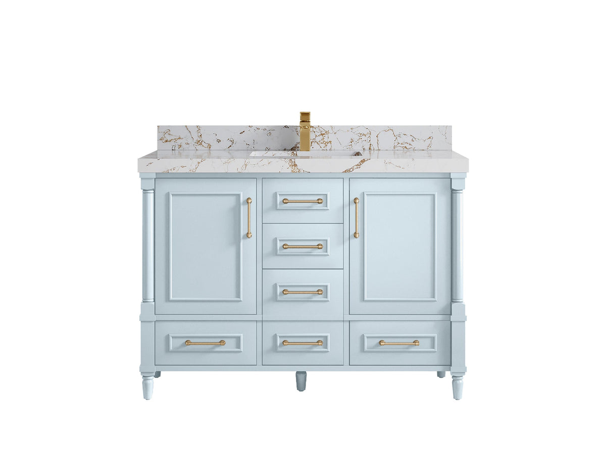 Aberdeen 48 in. W x 22 in. D Single Sink Bathroom Vanity - Willow Bath and Vanity