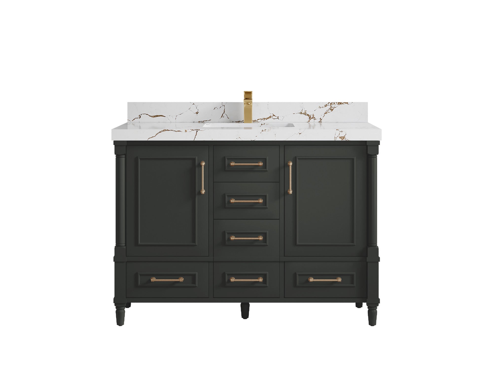 Aberdeen 48 in. W x 22 in. D Single Sink Bathroom Vanity - Willow Bath and Vanity